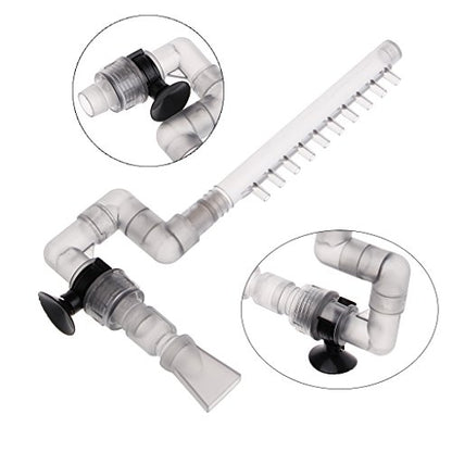 Canister Outflow Outlet Tube Fish Tanks External Filter Replacement Accessories with Strong Suction Cups