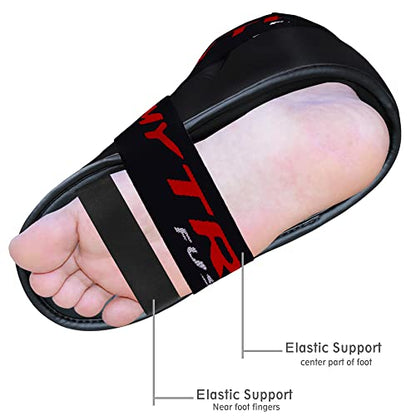Mytra Fusion Semi Contact Boots – Kickboxing Boots and Foot Pads for Sparring, MMA, Muay Thai, Karate, Training, Fighting and Martial Arts - size: Small