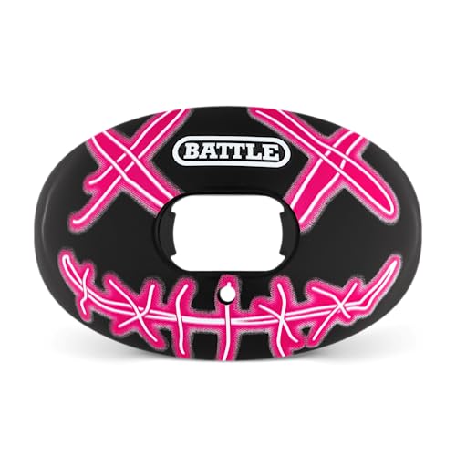 Battle Sports Oxygen Football Mouthguard - color: Black/Neon, size: One Size