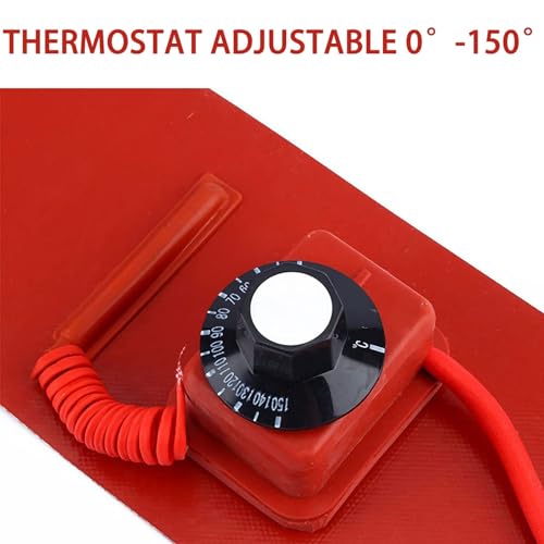 Metal Drum Heater Pail Barrel-Band for 55 Gallon - Silicone Pail Heater - Silicone Honey Oil Drum Heater Pad - Barrel Heater with Adjustable Thermostat(150L 152 * 25CM) - size: 150L 152*25CM
