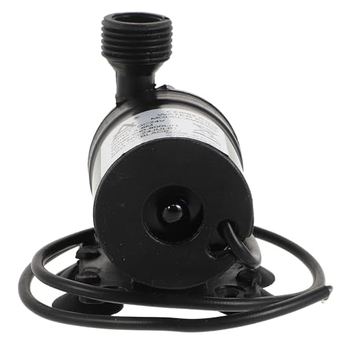 ABOOFAN Submersible Water Booster Pump Dc24v with 1/2" Male Thread, Stainless Steel Shaft and Suction Cup for Pond, Fountain, Aquarium Water Circulation System