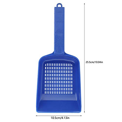 Fydun Aquarium Sand Shovel, ABS Plastic Multifunction Water Leaking Multifunctional Gravel Cleaners Fish Practical Cleaning Tool Scoop Scraper Pan for Garden