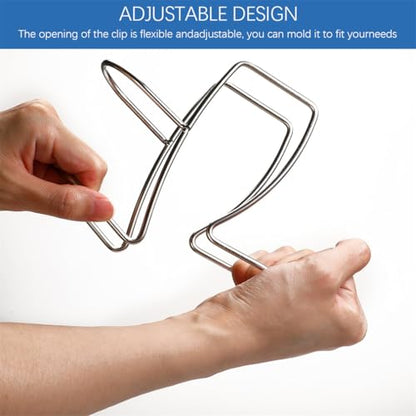 Washing Machine Drain Hose Holder Washer Drain Hoses Holders 304 Stainless Steel Washing Clip ClampUniversal Adjustable Utility Sink Clamp Fits All Drain Hose