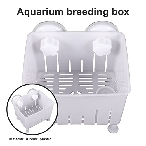 Ipetboom 1set Fish Breeder Box Tortoise Isolation Container Fish Hatching Box Feeding Trough Multi-Functional Aquarium Breeding