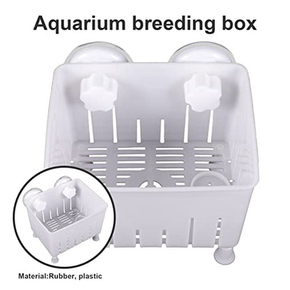 Ipetboom 1set Fish Breeder Box Tortoise Isolation Container Fish Hatching Box Feeding Trough Multi-Functional Aquarium Breeding
