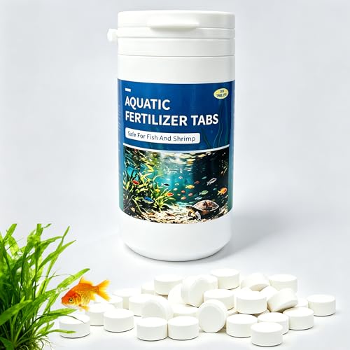 Root Tabs Aquarium Plant Fertilizer – Slow Release Root Feeder Tablets for Freshwater Planted Tanks, Safe for Fish & Shrimp, Helps Develop Strong Roots, 100g/Bottle (1)