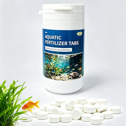 Root Tabs Aquarium Plant Fertilizer – Slow Release Root Feeder Tablets for Freshwater Planted Tanks, Safe for Fish & Shrimp, Helps Develop Strong Roots, 100g/Bottle (1)