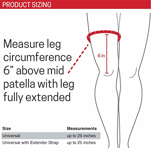 Universal Knee Compression Support – Hot and Cold Therapy System Adjustable Knee Support with Direct Stick Packs & Dual Compression Straps – Breathable & Hypoallergenic Design - style: Knee
