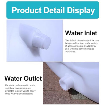 Heavy Duty Water Container Plastic Water Storage Carrier with Tap 50l 80l 110l 200l Water Tank Water Bottle Dispenser for Camping Caravan Hiking Outdoor(Size:80L) - size: 80L