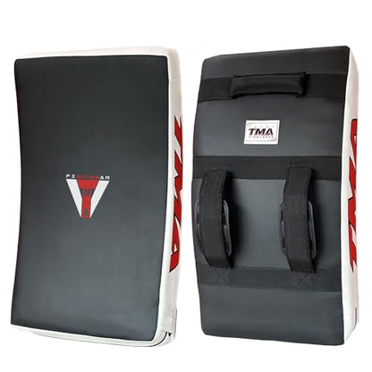 TMA MMA Kick Strike Shield Curved Training Thai Pad Target Focus Boxing Punching Mitts (This is Sold AS Single Item), MMA Kick Shield, Muay Thai Kick Shield, Martial Arts Kicking Shields