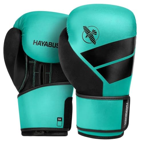 Hayabusa S4 Boxing Gloves - Sparring & Muay Thai - color: Teal, size: 12 oz, Small