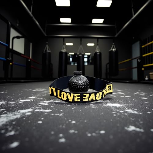 Boxing Ball Equipment - Boxing Training Ball, Boxer Reflex Ball, Boxing Reflex Ball Headband Set, Beginners Friendly Reflex Ball Headband, Boxing Trainer Boxing Gym Equipment Other Sports - color: Black
