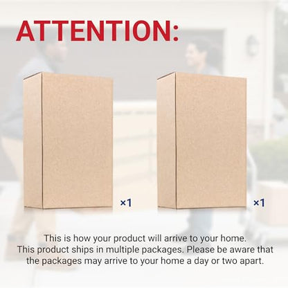 FLEXIMOUNTS 4-Pack 2x4ft Wall Shelf Garage Storage Rack Wall Mounted, White - color: White, size: 4 pack-2x4 ft