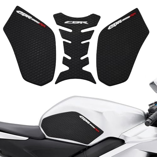 Motorcycle Non-Slip Side Gas Fuel Tank Traction Pad Decal Rubber Side Knee Grip Protector Sticker Decals Moto for Honda CBR600RR 2003-2006