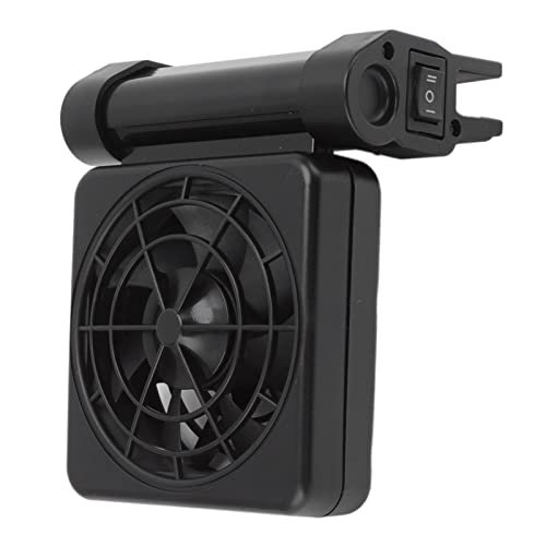 Aquarium Chillers Cooling Fan, Adjustable Wind Speed Mini Fish Tank Cooling Fan, Silent Aquarium Cooler for Fish Tank (1)