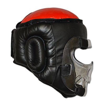 Safety-Shield Training Headgear, with removable Plexiglass Mask - size: Youth