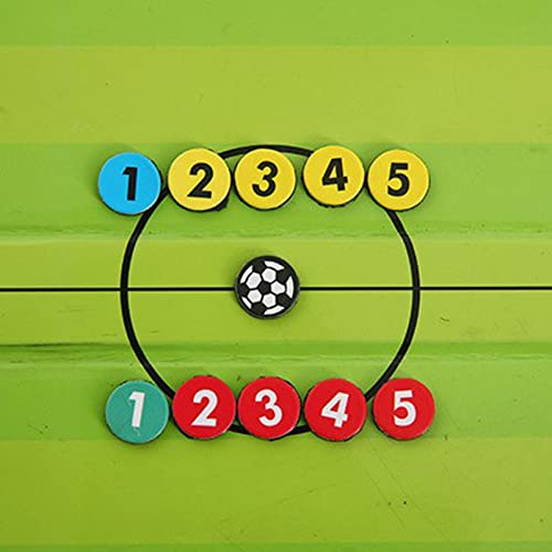 Pure Vie Portable Magnetic Soccer Coaching Board Football Tactics Clipboard | Soccer Strategy Clipboard for Coaches Training and Matches, Dry Erase Whiteboard Football Coach Must Haves with Magnets, Pen - color: 38 Cm X 20 Cm