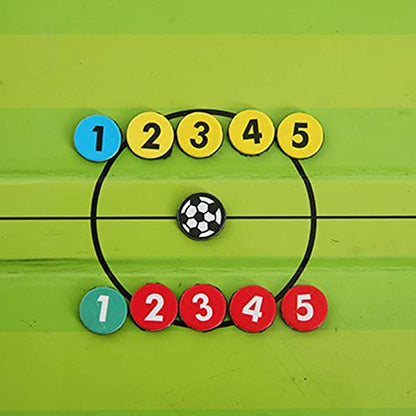 Pure Vie Portable Magnetic Soccer Coaching Board Football Tactics Clipboard | Soccer Strategy Clipboard for Coaches Training and Matches, Dry Erase Whiteboard Football Coach Must Haves with Magnets, Pen - color: 38 Cm X 20 Cm