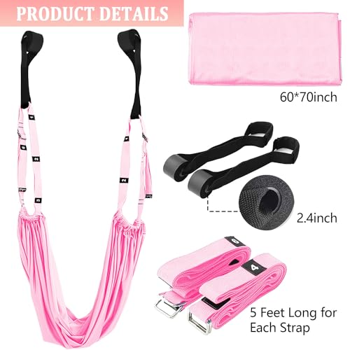 Leg Stretcher Strap, Adjustable Door Flexibility Trainer