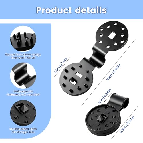 Sunscreen Net Clips, 100Pack Heavy Duty Plastic Shade Cloth Clips with Tarp Grommet Fasteners for Garden Patio Awning Mesh Fabric Clamp