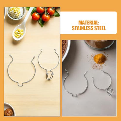 Zerodeko 5pcs Large Glass Canning Jar Lid Latch Clips with Metal Spring Buckle Airtight Seal Food Storage Wire Clamps for Kitchen Pantry