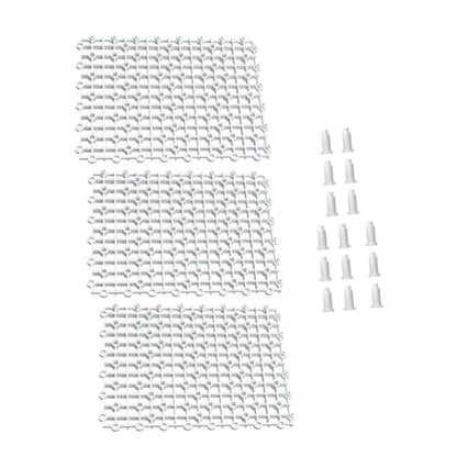 BESPORTBLE 1set Fish Tank Divider Plastic Grid Isolation Board for Aquarium Bottom Support Feet Easy Installation for Separating Fish and Projects