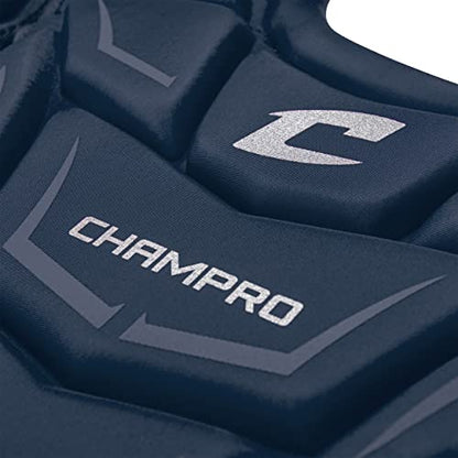 Champro Optimus MVP Chest Protector - color: Navy, size: 12"