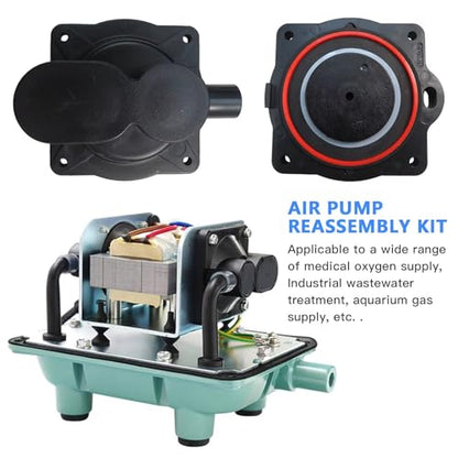 HP60/80 Air Pump Rebuild Complete Kit Fit for Aqua-Safe AS500, for Aqua-Aire AA500, with White Switch