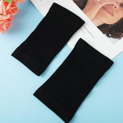 COMNICO Elbow Brace Compression Sleeve Nylon Tennis Golfers Elbow Joint Support Sports Protection Arm Support Sleeves Pain Relief Pads for Women Men (Black)