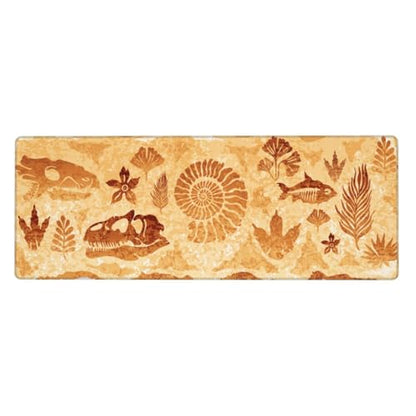 Retro Fossils Mouse Pad XL Large Mousepad Non Slip Rubber Base Desk Mat for Laptop Computer Gaming 31.5" X 12" - color: Retro Fossils