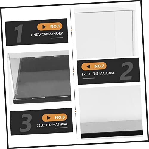 BESPORTBLE Figurine Model Rack Acrylic Storage Box Lids Boxing Gloves Display High-Definition Showcase Box