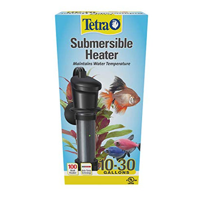 Tetra 26446 HT Submersible Aquarium Heater With Electronic Thermostat, 100-Watt, Multicolor, 10-30 Gallon - size: 10-30 Gallon