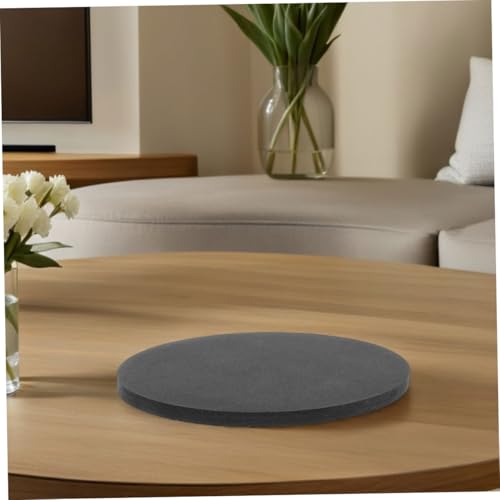 MERRYHAPY Round Cushion Pad for Fish Tank Non Slip Base Reduces Vibration Enhances Stability for Aquariums Micro Landscapes