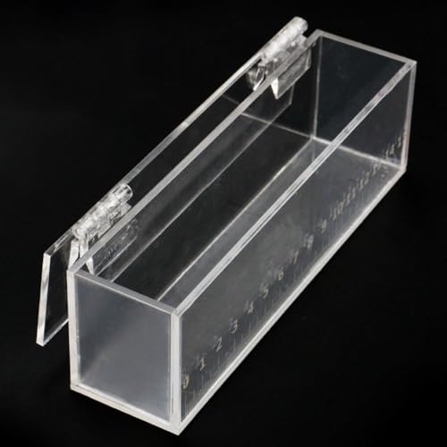 Fish Viewing Box Acrylic Outdoor Indoor Micro Landscape Fish Tanks Fishing Photo Tank Fish Breeding Tanks Photo Box with Scale(XL) - size: XL