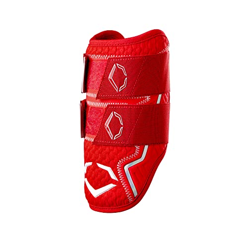 EvoShield Pro-SRZ 2.0 Batter's Elbow Guard - color: Scarlet, size: Small, style: Double Strap