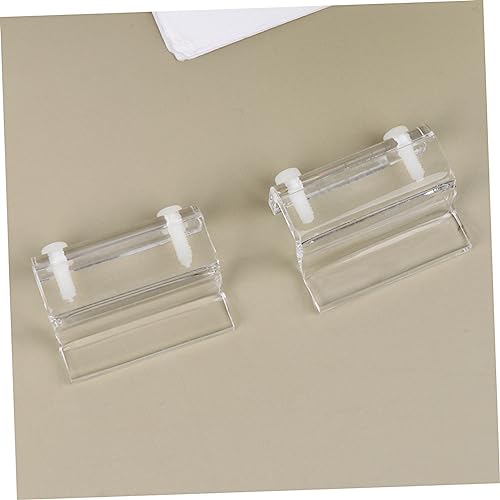 Toddmomy 4pcs Acrylic Fish Tank Bracket Support for Aquarium Covers Compatible Heat Preservation Tool for Open Fish Tanks and Turtles