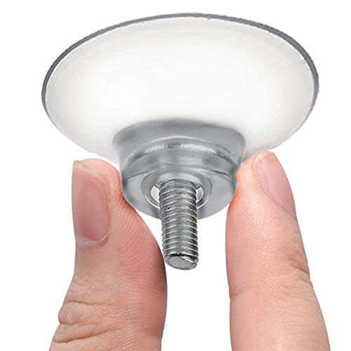 BLUECELL 10 PCS Rubber Strong Suction Cup Replacements for Glass Table Tops with M6 Screw