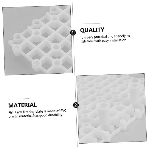 Homoyoyo Fish Tank Filtration Isolation Net Plate PVC Plastic Splicing Divider Easy Install Aquarium Supplies