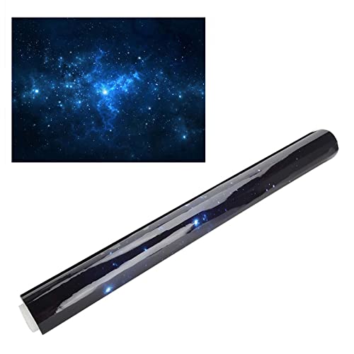 Fish Tank Background Poster, Aquarium Decoration Paper, PVC Adhesive Star Dust Backdrop for Fish Tank, Cichlid Decor, Accessories (122 * 61cm) - size: 122*61cm