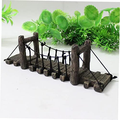 balacoo Fish Tank Bridge Decor Resin Underwater Bridge Ornament for Aquatic Landscapes Aquarium Decoration Easy Care for Fish and Shrimp Environments
