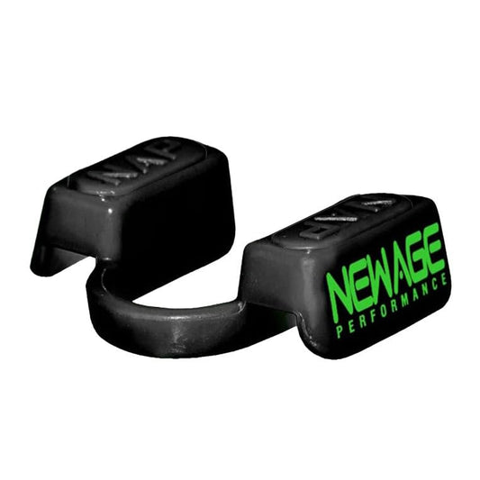New Age Performance 5DS Core Mid Profile Fitness Mouthpiece, Enhance Athletic Performance for Weightlifting, Endurance, and All Non-Contact Sports, Black - color: Black