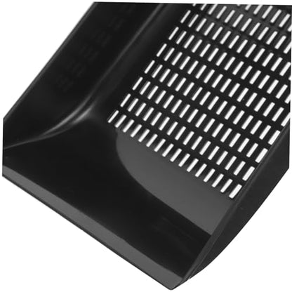 GALPADA Aquarium Sand Shovel Sponge Cleaner Stand Clarifier Scrubber for Filters Tubing Turtle Vacuum Feeders Canister Water Tank Lint Black Plastic