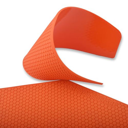 Motorcycle Tank Pads Side Gas Knee Grip Protective StickerApplies toKTM DUKE390 DUKE250 DUKE150 (2024+) (Orange) - color: Orange