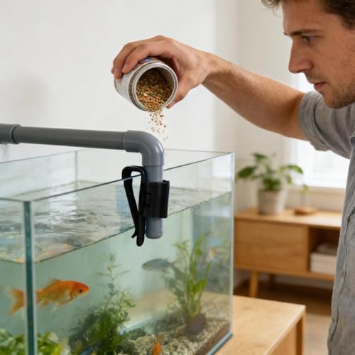 4Pcs Hose Holder, Plastic Fish Water Pipe Clamp, Aquarium Filtration Clip, Adjustable Aquarium Filtration Bucket Mounting Clip, Fit fir 8mm to 16mm Hoses (Black) - color: Black