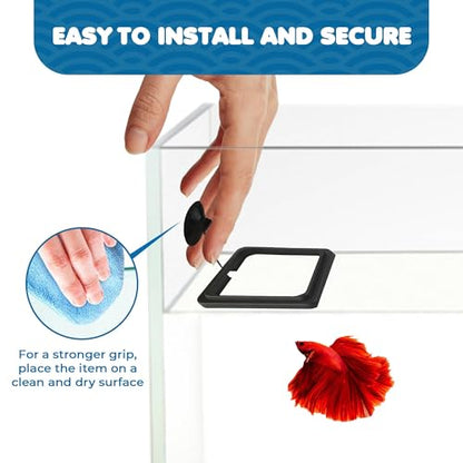 SunGrow Fish Food Feeding Ring, Stop Water Turbulence from Washing Food & Floating Plants into Filtration System, Suitable for Flakes & Floating Fish Pellets (3 Pieces)