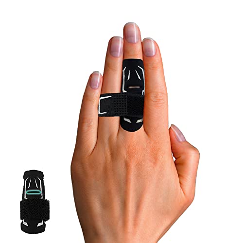 Finger Splint Finger Support Adjustable Elastic Compression Finger Sleeves Finger Brace Relieve Joint Pain Finger Guard Sport Finger Protector for Basketball Volleyball Tennis Baseball - L - size: Large