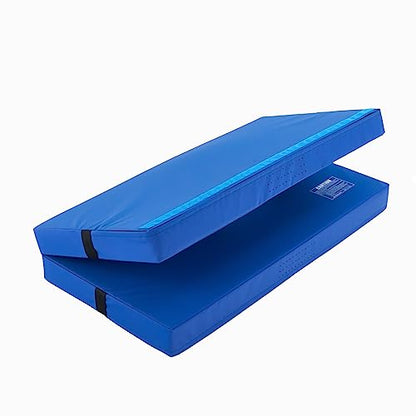 We Sell Mats Bifolding Gymnastics Crash Landing Mat Pad, Safety for Tumbling, Back Handspring Training and Cheerleading - size: 4 ft x 4 ft x 4 Inch