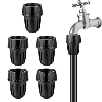 US Standard Faucet Adapter 6pc, 3/4 "Faucet to 1/2" Drip Irrigation Fitting Garden Hose Adapter