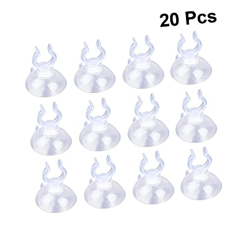 20pcs Fish Tank Hose Holders for Aquariums Easy to Install Underwater Clamp Accessories