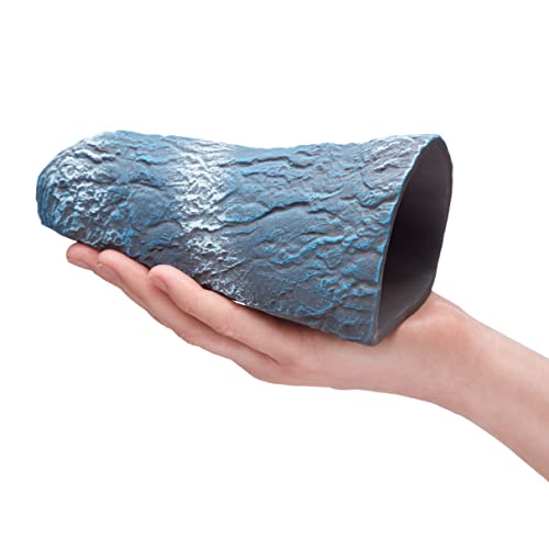 Pleco Cave Cone Breeding Ceramic Decorations Fish Tank Aquarium (Blue) - color: Blue